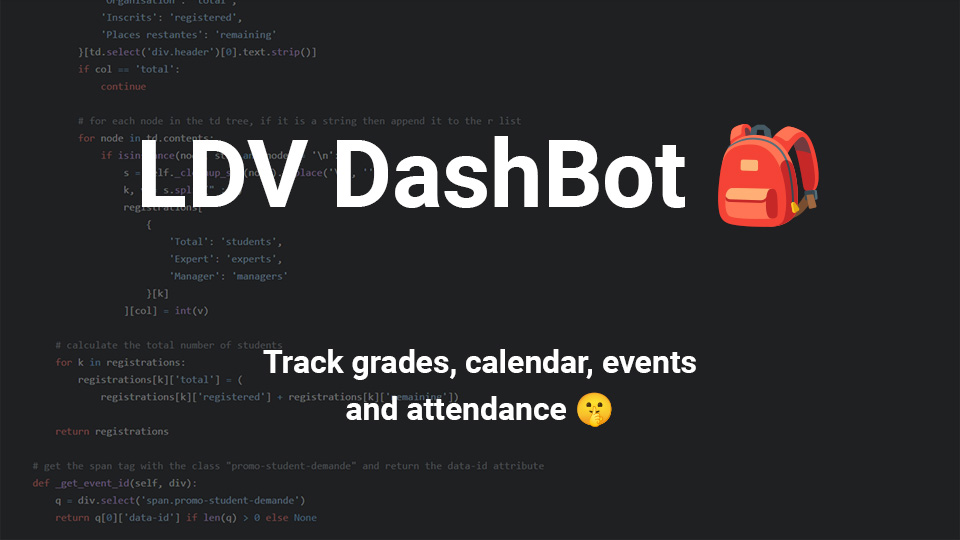 LDV-Dashbot